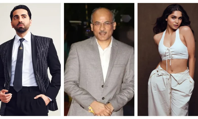 Exclusivo: Anupam Kher, Sema Pahawa y Supriya Pathak Suraj Berzatia Únete a Ayusman Khurana y Sharvari después