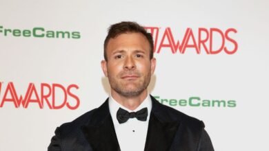 La estrella de cine para adultos Justin Heath Smith, también conocido como Austin Wolf, sentenciado en un caso de abuso sexual infantil