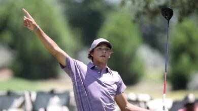 Charlie Woods as en TPC Sawgrass en los jugadores de base