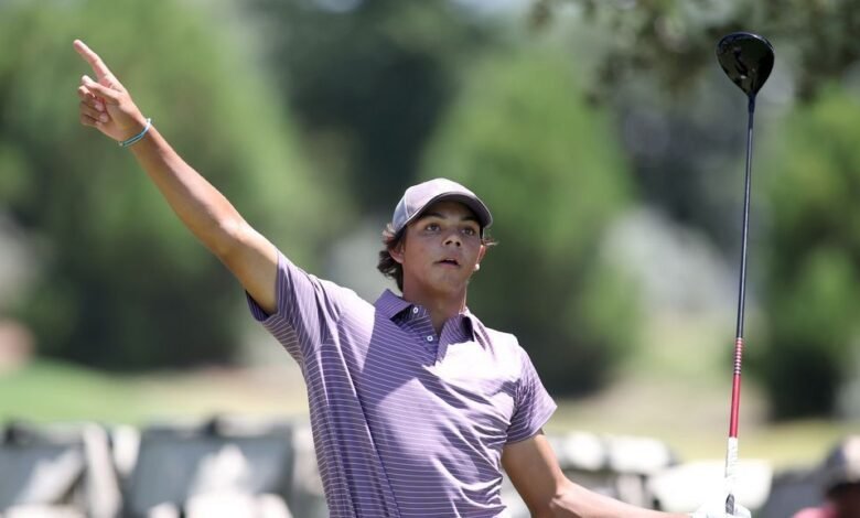 Charlie Woods as en TPC Sawgrass en los jugadores de base