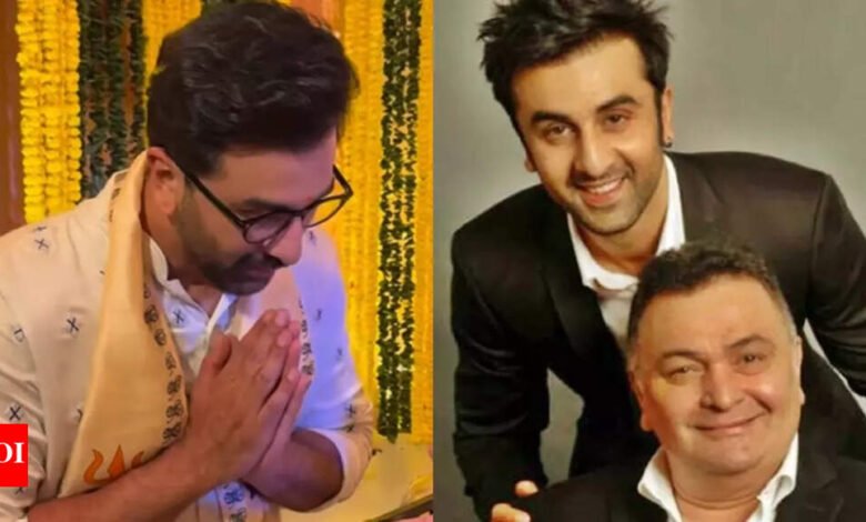 Ranbir Kapoor visitó a Pandal en el aniversario de nacimiento de Ishi Sish Kapoor, diciendo ‘Oh ve Bohot Veda’ en el video viral. Noticias de la película hindi