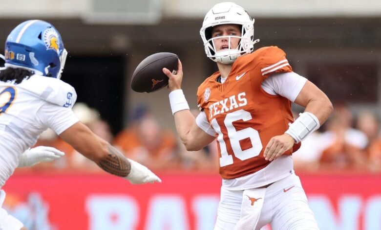 Arch Manning Speculative Health fue rechazada por Steve Sarkisian Arch Manning Speculative Health fue rechazada por Steve Sarkisian