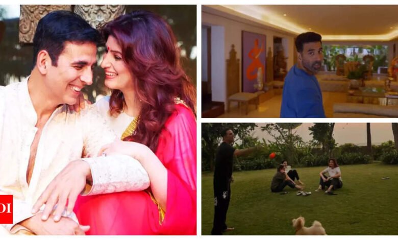 Akshay Kumar y Twinkle Khanna’s Sea-Mouth Juhu House 1 crore rupias: ‘desde parar en la puerta a la propiedad del bungalow’.