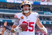 49ers colocan a George Kittle en IR, renuncia a Jake Moody