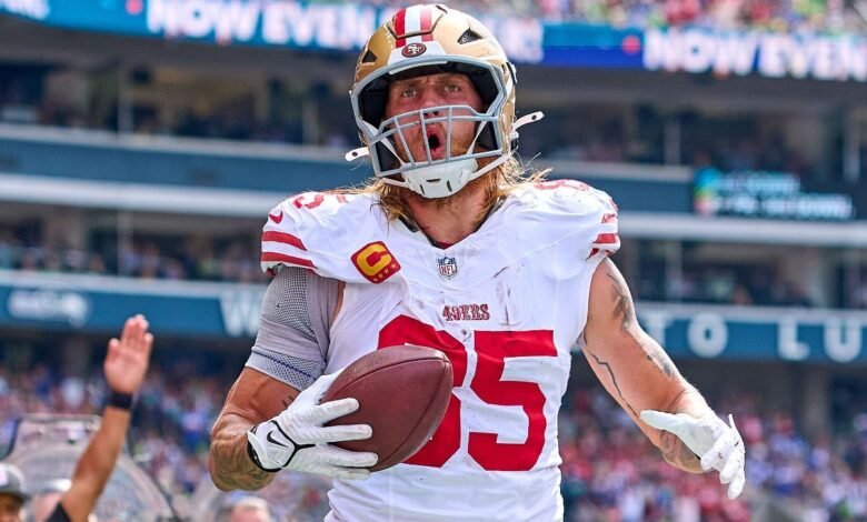 49ers colocan a George Kittle en IR, renuncia a Jake Moody 49ers colocan a George Kittle en IR, renuncia a Jake Moody