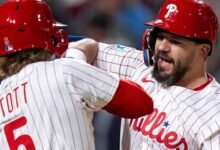 Kyle Schwarber logró la casa 50 cuando los Filis derrotaron a Mets