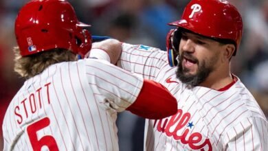 Kyle Schwarber logró la casa 50 cuando los Filis derrotaron a Mets
