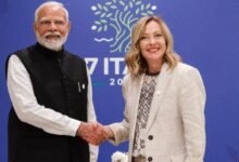 El primer ministro Modi habló con Meloni, la pareja italiana, dijo sobre la zona de libre comercio de la Unión Europea-India. El conflicto de Ucrania