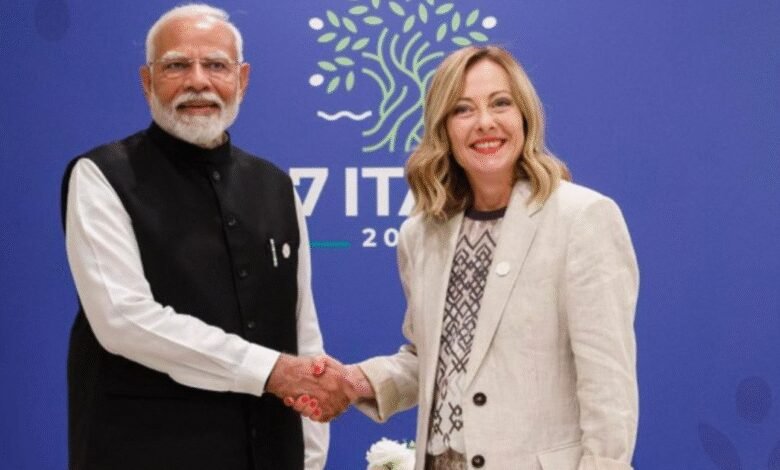 El primer ministro Modi habló con Meloni, la pareja italiana, dijo sobre la zona de libre comercio de la Unión Europea-India. El conflicto de Ucrania El primer ministro Modi habló con Meloni, la pareja italiana, dijo sobre la zona de libre comercio de la Unión Europea-India. El conflicto de Ucrania