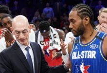La carga en la NBA para encontrar ofensas de Clippers, Kawhi Leonard.