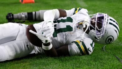 Jayden Reed de Packers rompe la collar de la victoria de la Semana 2