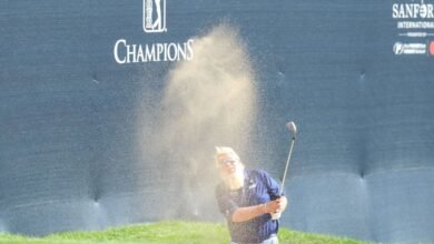 John Daly abrió el evento de Champions Tour con un récord 19 en Hole