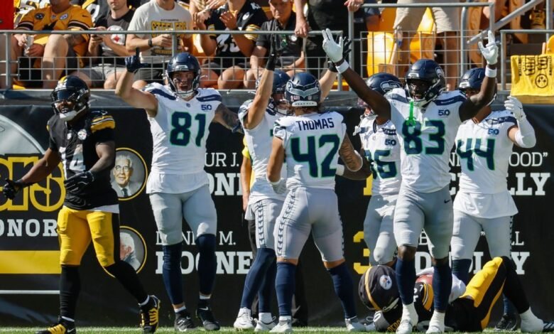 Kaleb Johnson Kickoff Thrunder ayuda a Seahawks a Steelers