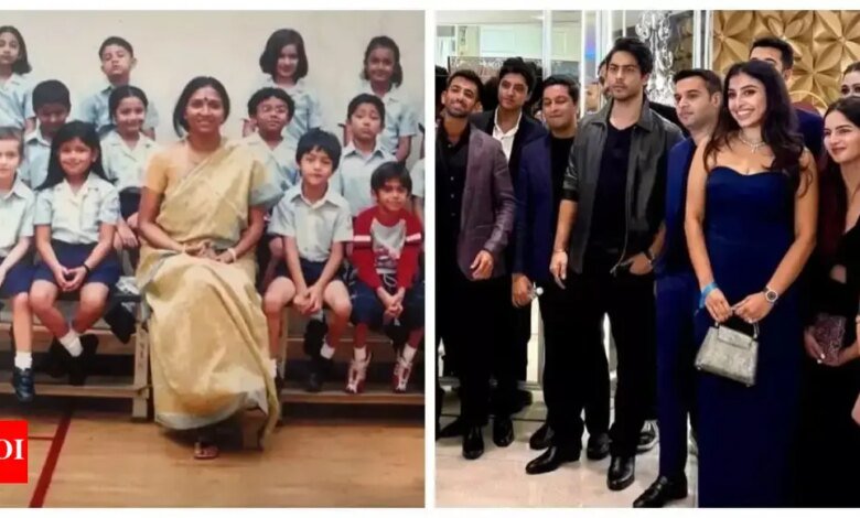 Arya Khan gana el corazón; El director debutante invitó a los amigos de la escuela ‘The Ba *** ds of Bollywood’ Premiere, fotos de clase redactadas. Arya Khan gana el corazón; El director debutante invitó a los amigos de la escuela ‘The Ba *** ds of Bollywood’ Premiere, fotos de clase redactadas.