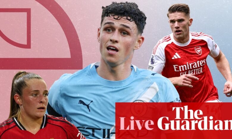 Arsenal v Manchester City Builup, Roma Derby y WSL Action – Matchday Live | Fútbol americano