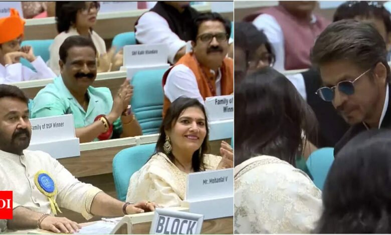 719 Premio Nacional de Cine: el dulce gesto de Shah Rukh Khan hacia la esposa de Mohanlal; La estrella de ‘Drashyam’ dice: ‘Nunca he soñado con este premio’ Malayalam Movie News