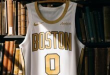 Boston Celtics reveló el uniforme de la ciudad ‘Gold Standard’