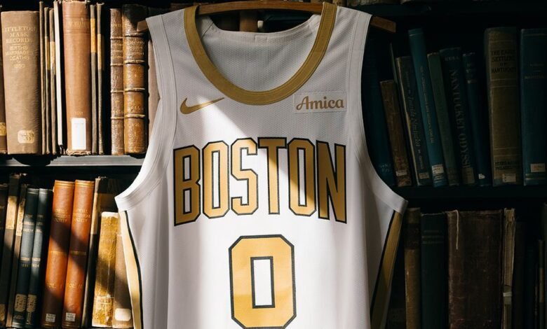 Boston Celtics reveló el uniforme de la ciudad ‘Gold Standard’