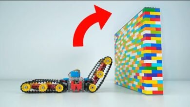 Los autos de ingeniería de Lego para escalar las paredes largas son cada vez más