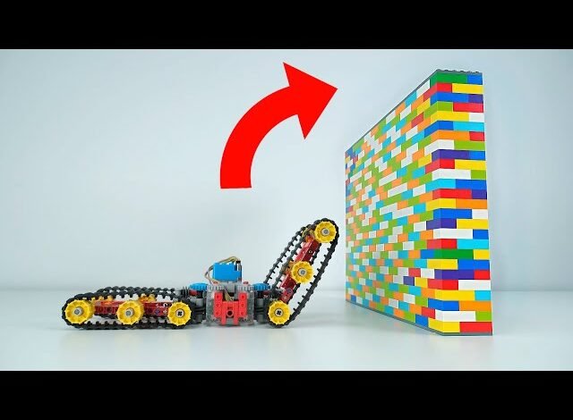 Los autos de ingeniería de Lego para escalar las paredes largas son cada vez más
