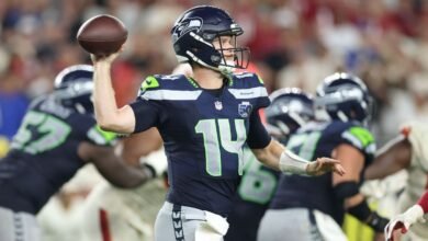 Darnold dirigido con calma de Seahawks en comparación con el cardenal