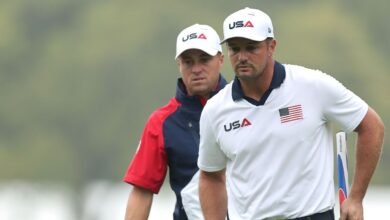 Bryson se combinó con Thomas cuando se estableció Foursomes de la Copa Ryder de la Copa