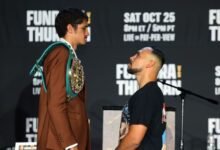 Ranking de boxeo: Fundora-Thorman, Parker-Sardley, además