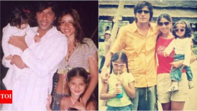 El padre de Ananya Pandey, Chunki, llega al carril de memoria en el quinto cumpleaños de Pandi; Deja una vieja foto de familia – vea la elección | Noticias de la película hindi
