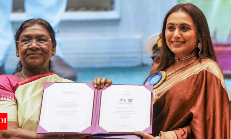 Rani Mukherjee dice que su corazón se rompió después de no ganar el Premio Nacional por Black: “Mi padre estaba muy desconsolado”.
