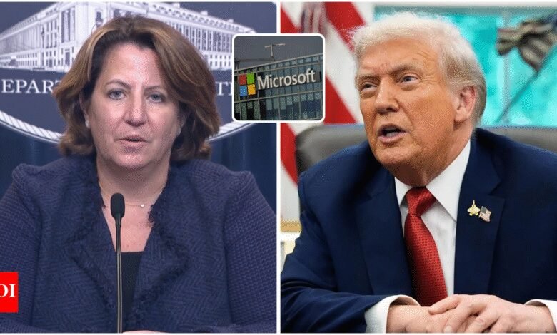 ‘Corrupción y Trump completamente’: Donald Trump pide sacos de Microsoft Lisa Monaco; Llamarla ‘amenaza para nosotros por seguridad’