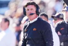 Entrenador de fútbol de antiguo antiguo de Oklahoma Mike Gundy