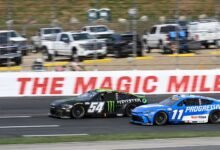 Denny Hamlin: ‘Demasiado caliente bajo el collar’ en Wrecking Ty Gibbs