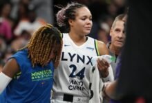 Lynx Rule Napheesa Collier para el Juego 4 con una lesión en el tobillo