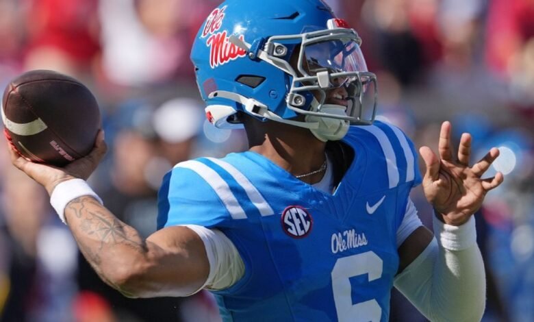 ‘Realmente genial historia’: estrellas de Trinidad Chambliss para Ole Miss ‘Realmente genial historia’: estrellas de Trinidad Chambliss para Ole Miss