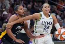 Fuente de WNBA: los datos no muestran enlaces durante la lesión.