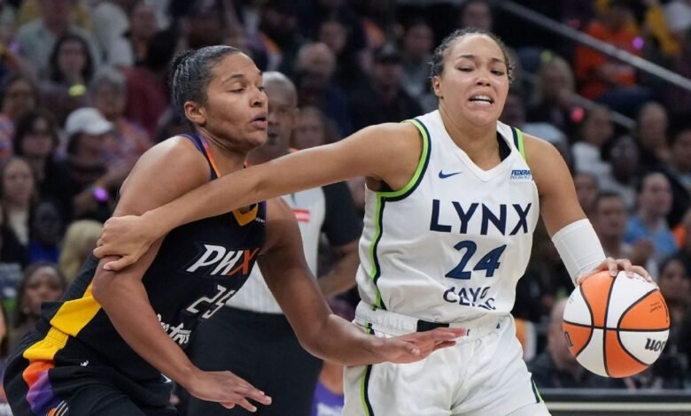 Fuente de WNBA: los datos no muestran enlaces durante la lesión. Fuente de WNBA: los datos no muestran enlaces durante la lesión.