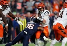 Broncos, la defensa saltó a Bengals temprano, Snap 2 Skid Games