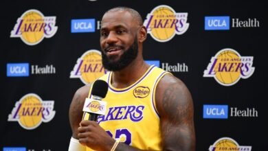 LeBron está entusiasmado con la lista recientemente renovada de Lakers “no preocupados” por el futuro.