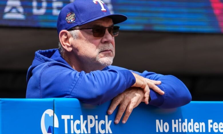 Bruce Bochy como gerente de Texas Rangers