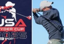 Rory McIlroy: La estrella de la Copa Ryder de Europa dice que el golfista en la camiseta de EE. UU. Se parece a
