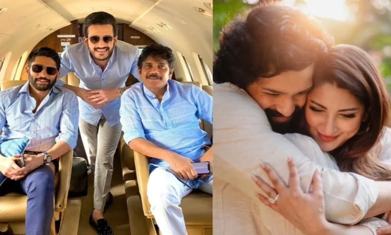 Akhil Akkini celebra el primer cumpleaños de Nagarjuna, Amala y Naga Chaitanya de la esposa de Zainab Ravdji; Sembita le falta polvo Akhil Akkini celebra el primer cumpleaños de Nagarjuna, Amala y Naga Chaitanya de la esposa de Zainab Ravdji; Sembita le falta polvo