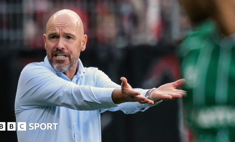 Erik Ten Hag: Bayer Leverkusen despidió el ex anfitrión Manchester United