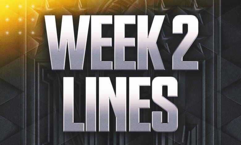 Bet Odds 2025 NFL Semana 2: líneas, repartidos a los 16 juegos Bet Odds 2025 NFL Semana 2: líneas, repartidos a los 16 juegos