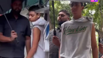 Ajay y el hijo de Kazol se sienten incómodos cuando los Paps le arrojaron la cámara; Los internautas critican el comportamiento
