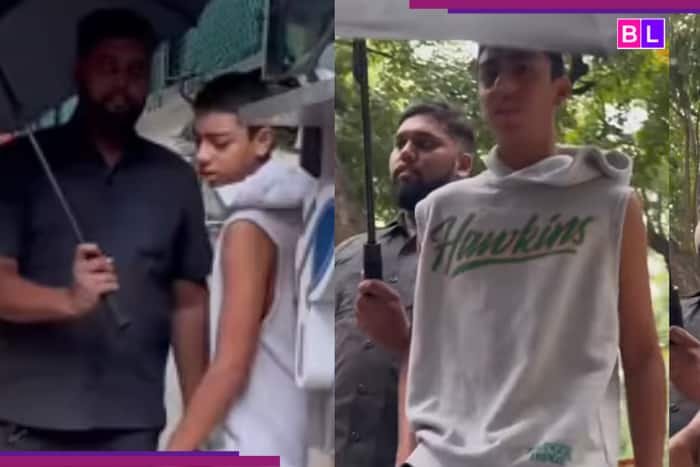 Ajay y el hijo de Kazol se sienten incómodos cuando los Paps le arrojaron la cámara; Los internautas critican el comportamiento