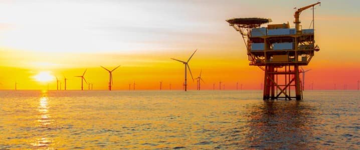 Equinor Bet en la costa participando en los derechos de Ørsed. Equinor Bet en la costa participando en los derechos de Ørsed.