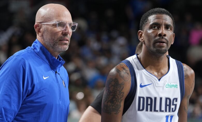 Jason Kidd de Mavs niega a Kyrie Irving “con anticipación” en una recuperación de lesiones de rodilla