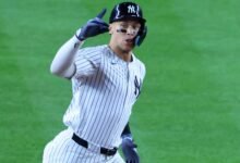 Aaron Judge tiene a Joe DiMaggio Link para la lista de la casa de Yankees en casa, Desowlays Milestone