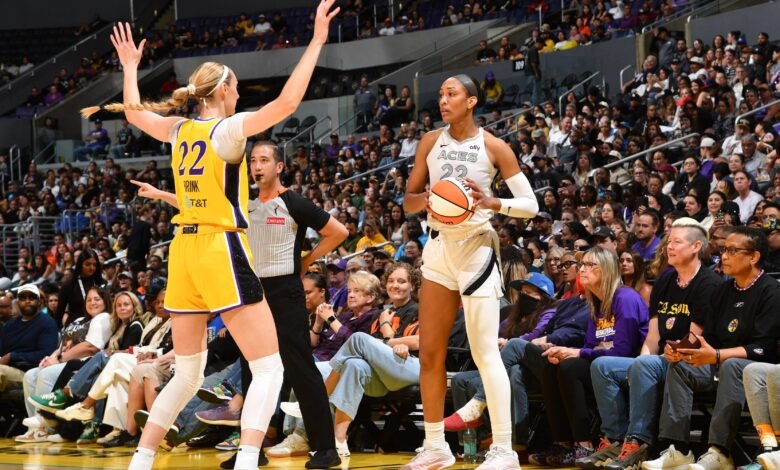 A’ja Wilson, ACES derrotó a Cameron Brink, Sparks para terminar la temporada de la WNBA con la 16ª victoria consecutiva