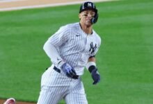 El juez de Aaron pasa a Joe DiMaggio en la lista de jonrones de los Yankees con HR vs. Red Sox en video